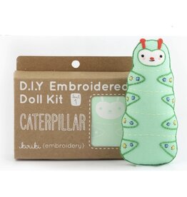Kiriki Press SALE Caterpillar - Embroidery Kit w/ Hoop