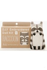 Kiriki Press Raccoon - Embroidery Kit w/ Hoop