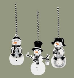 Meravic SALE 4" Snow People Ornament Assort