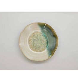 Dock 6 Pottery Ripple Dish - White Pearl