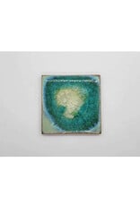 Dock 6 Pottery Glass Coaster - Textured Turquoise
