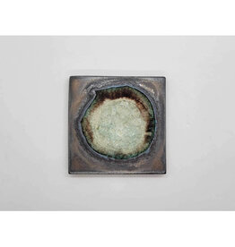 Dock 6 Pottery Glass Coaster - Bronze