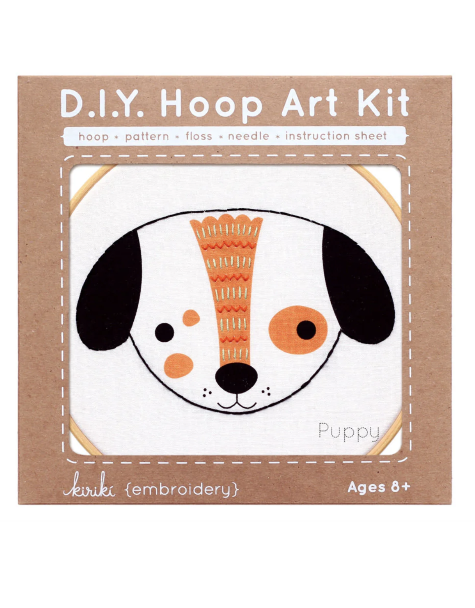 Kiriki Press Puppy - Hoop Art Kit