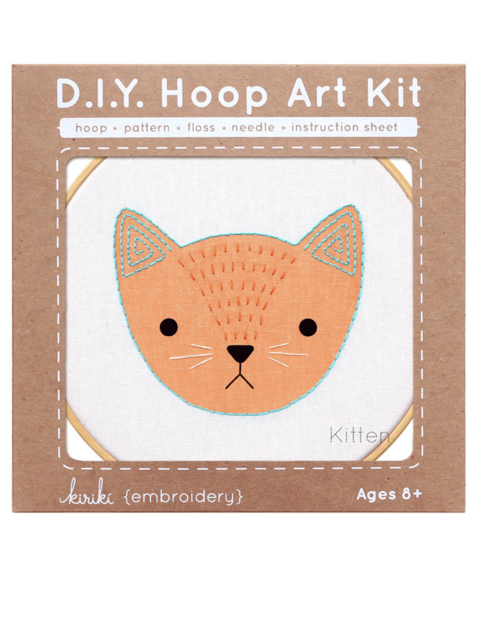Kiriki Press Kitten - Hoop Art Kit