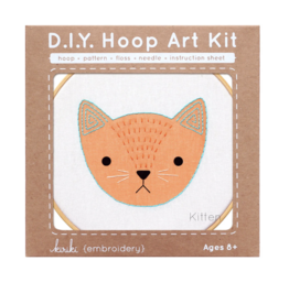Kiriki Press Kitten - Hoop Art Kit