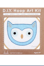 Kiriki Press SALE Owl - Hoop Art Kit