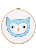 Kiriki Press SALE Owl - Hoop Art Kit
