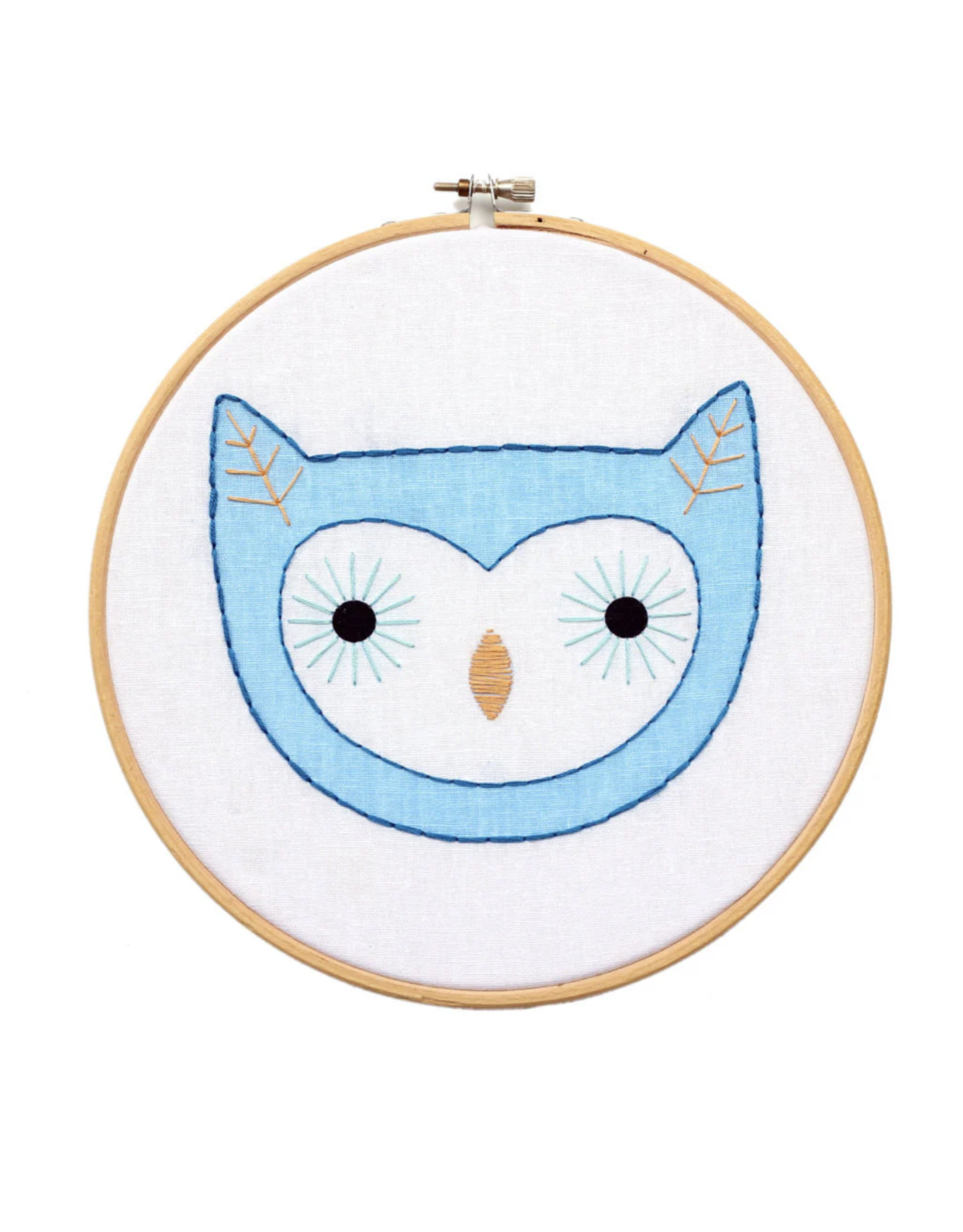 Kiriki Press SALE Owl - Hoop Art Kit