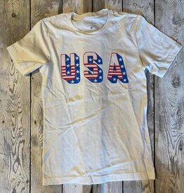 Oat Collective SALE USA Graphic T-Shirt - Vintage White