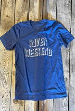 Oat Collective SALE River Weekend Graphic T-Shirt - Heather Royal