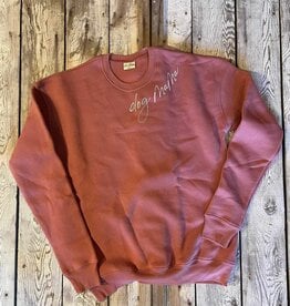 Oat Collective SALE Dog Mama Crew Sweatshirt - Mauve