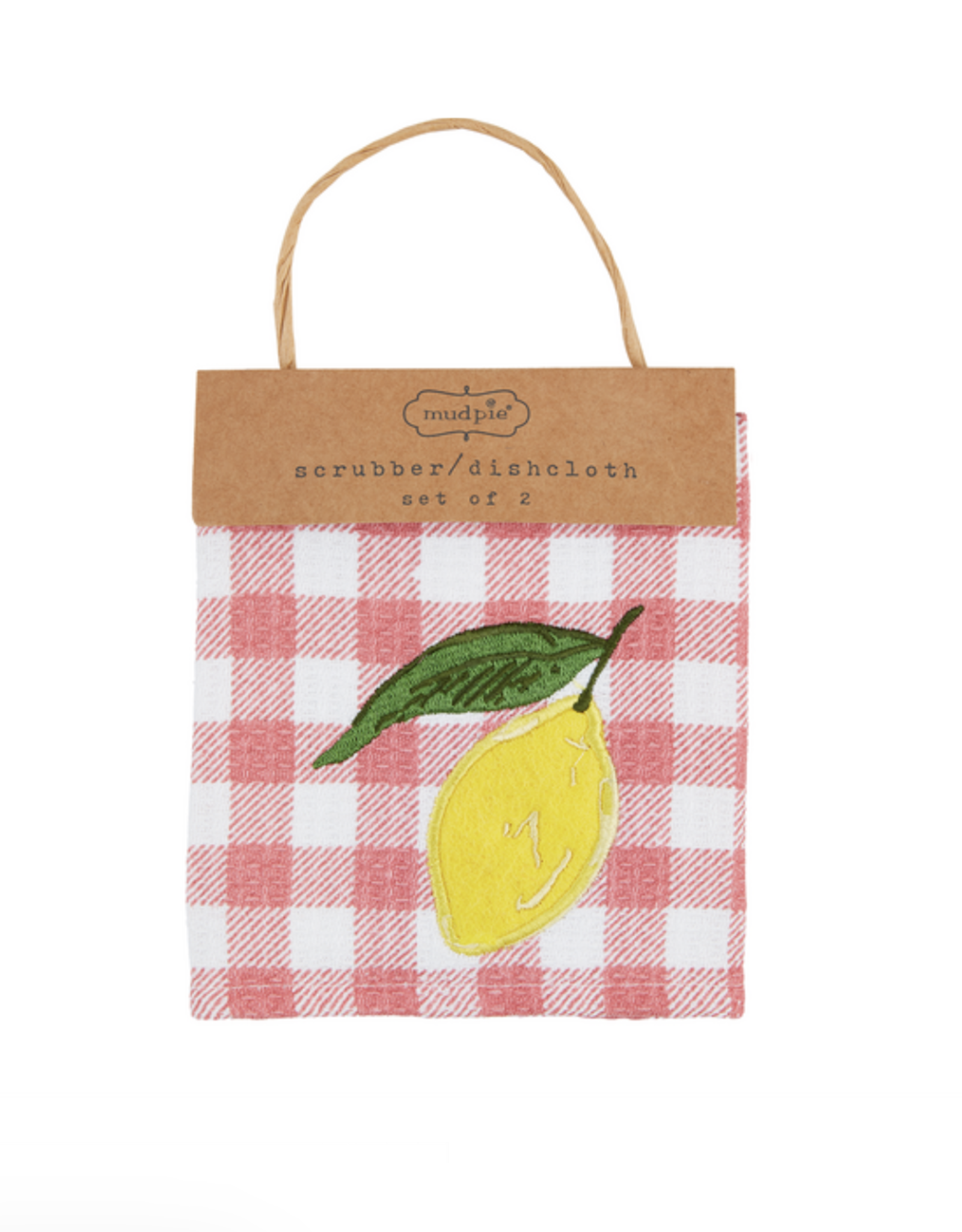 Mudpie Lemon Spring Scrub Cloth