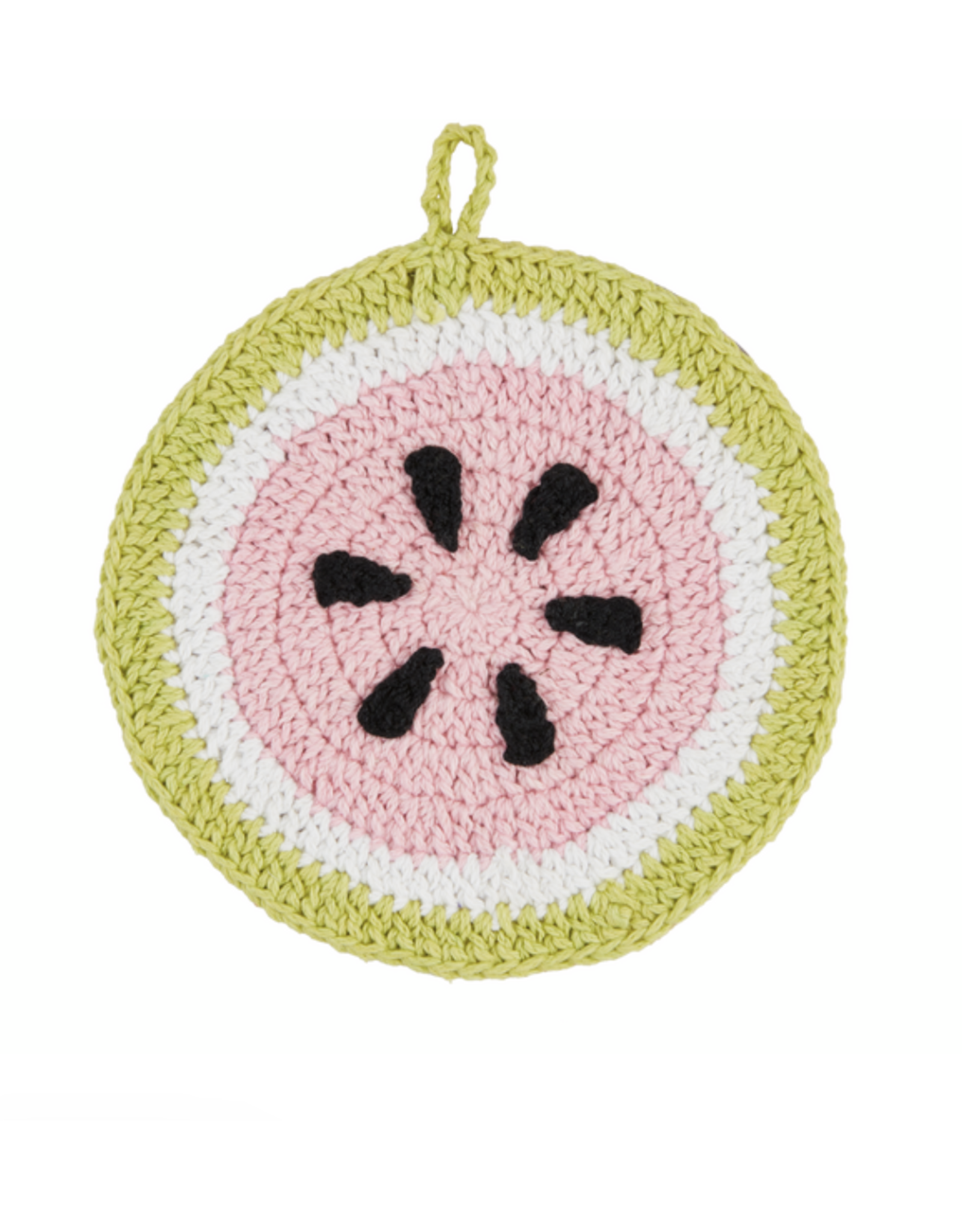 Mudpie Watermelon Crochet Trivet