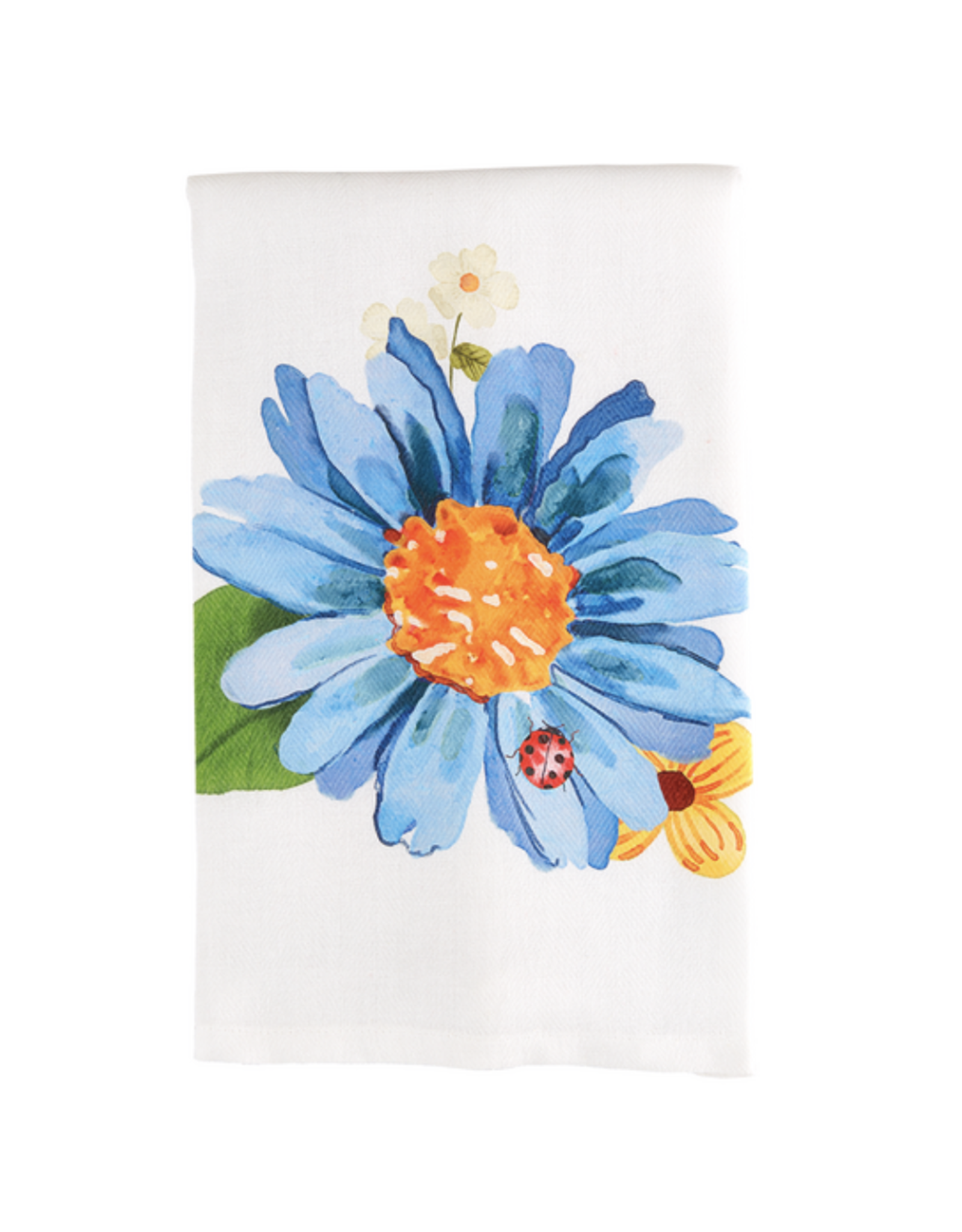 Mudpie Blue Spring Flower Towel