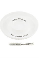 Mudpie Cheese Ball Dish Set