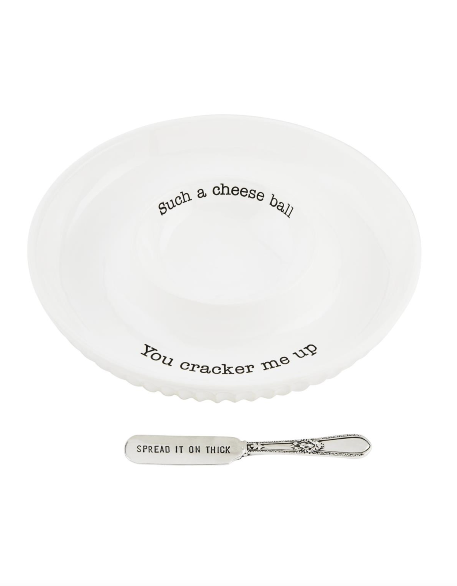 Mudpie Cheese Ball Dish Set