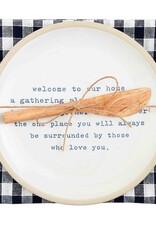 Mudpie Welcome Appetizer Plate Set