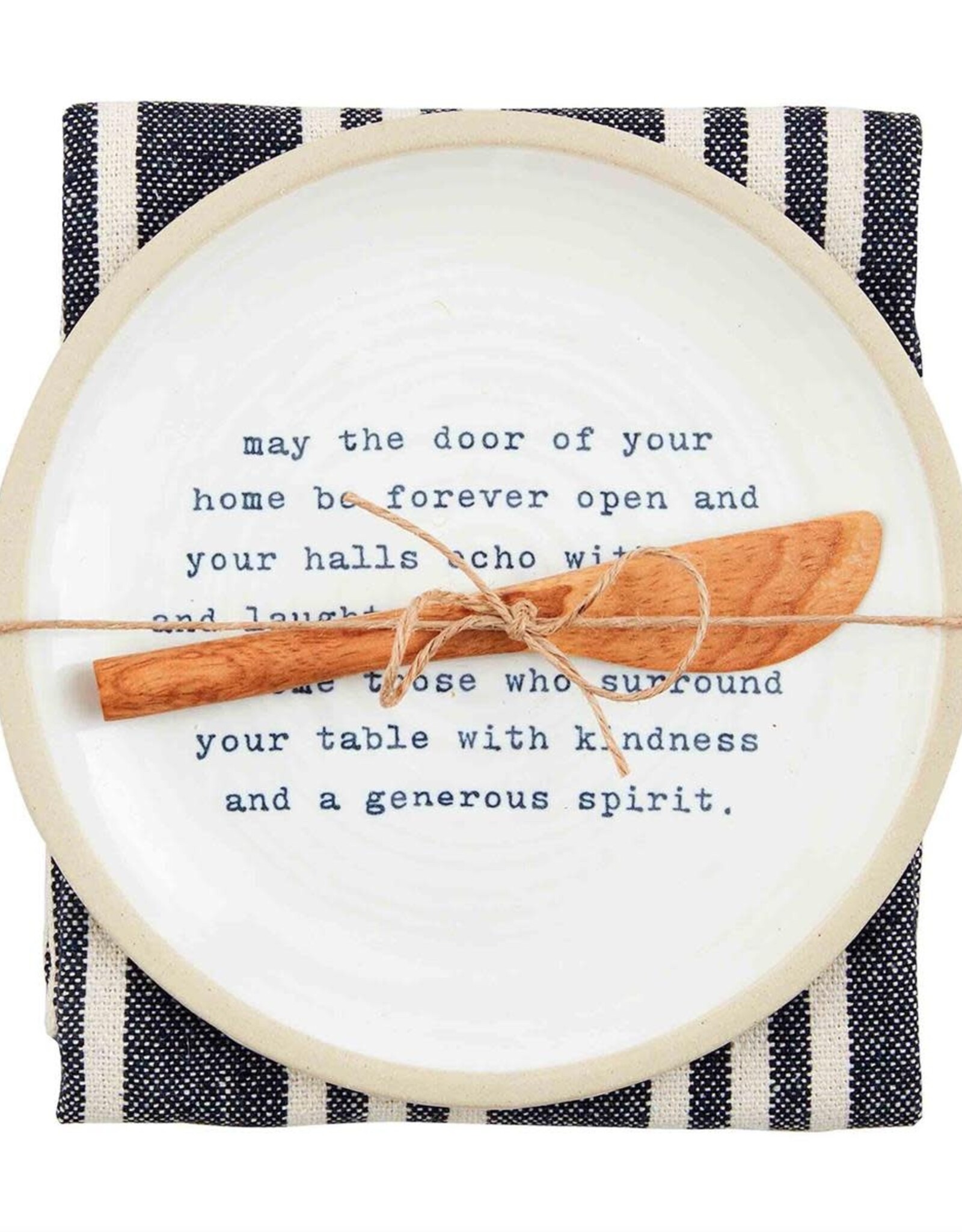 Mudpie May The Doors Appetizer Plate Set