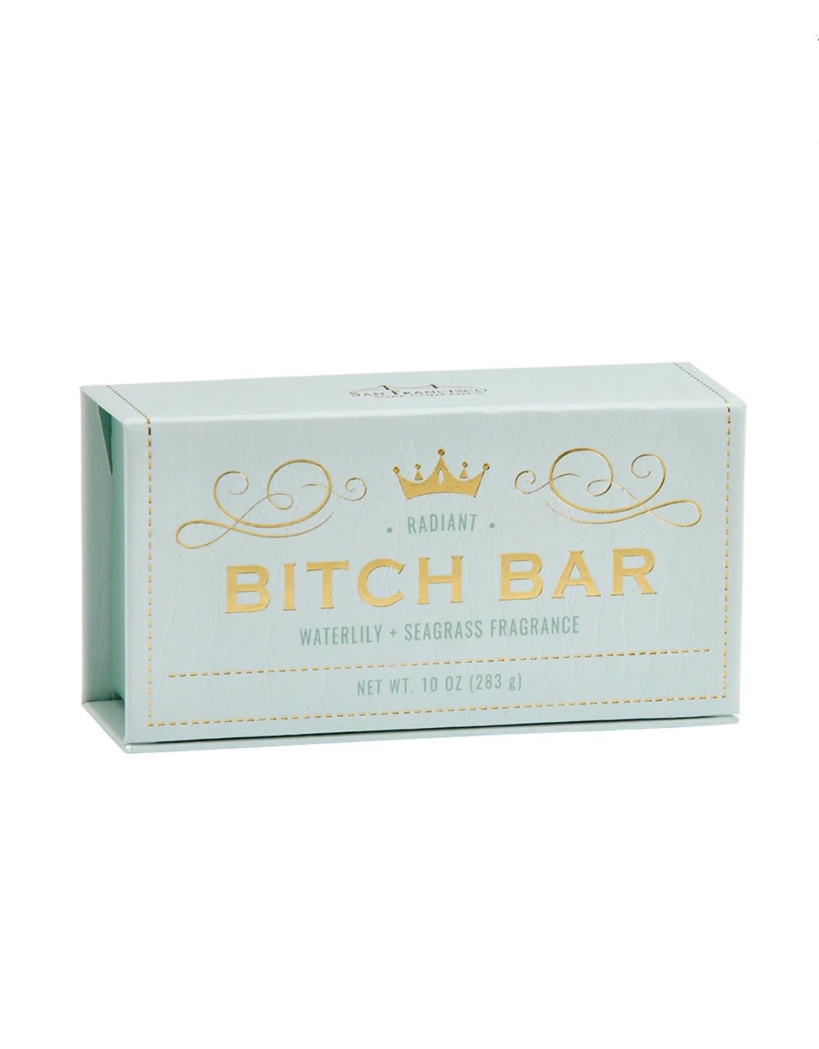 San Francisco Soap Company Bitch Bar 10oz Radiant Waterlilly + Seagrass