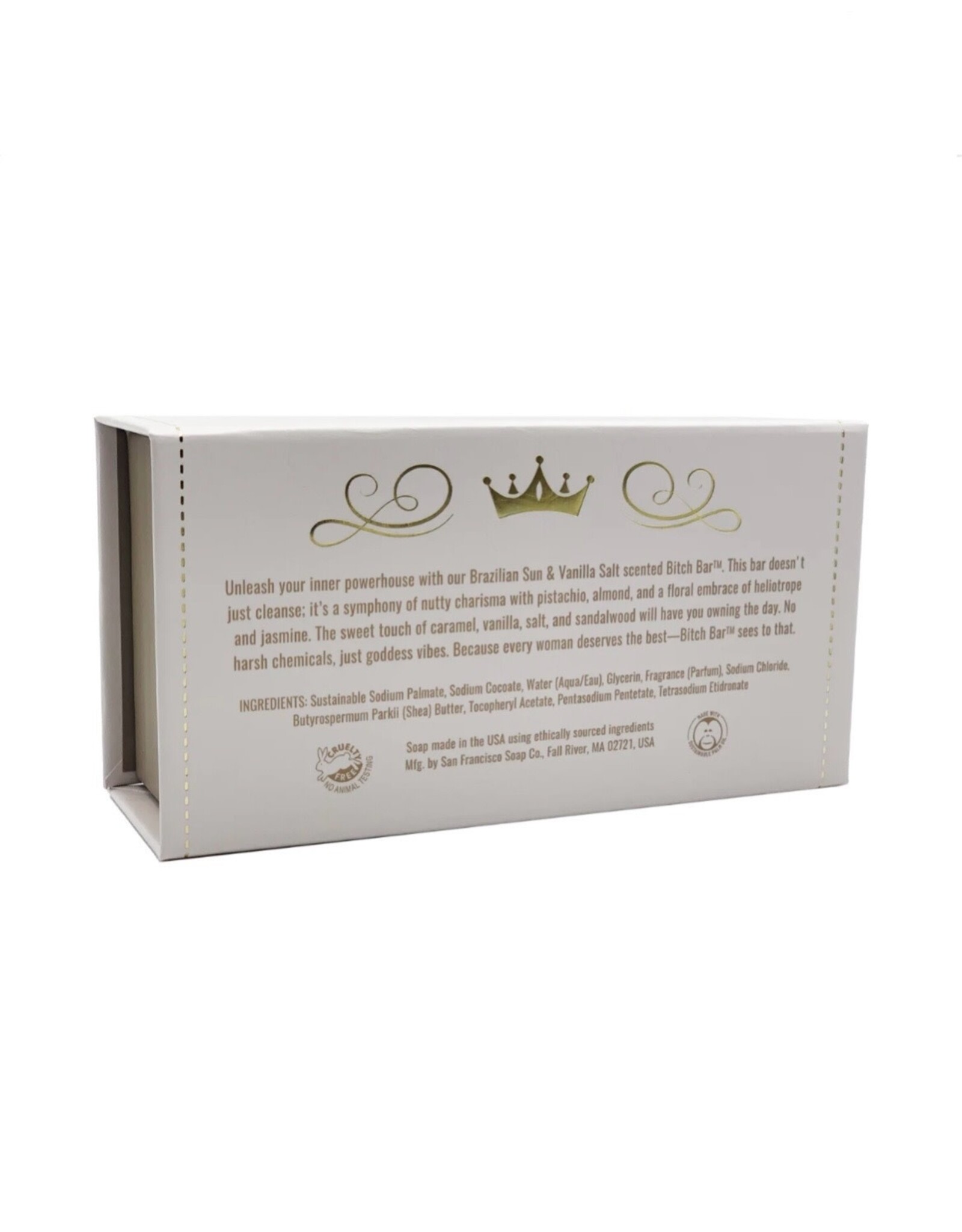 San Francisco Soap Company Bitch Bar 10oz Empowered Brazilian Sun + Vanilla Salt