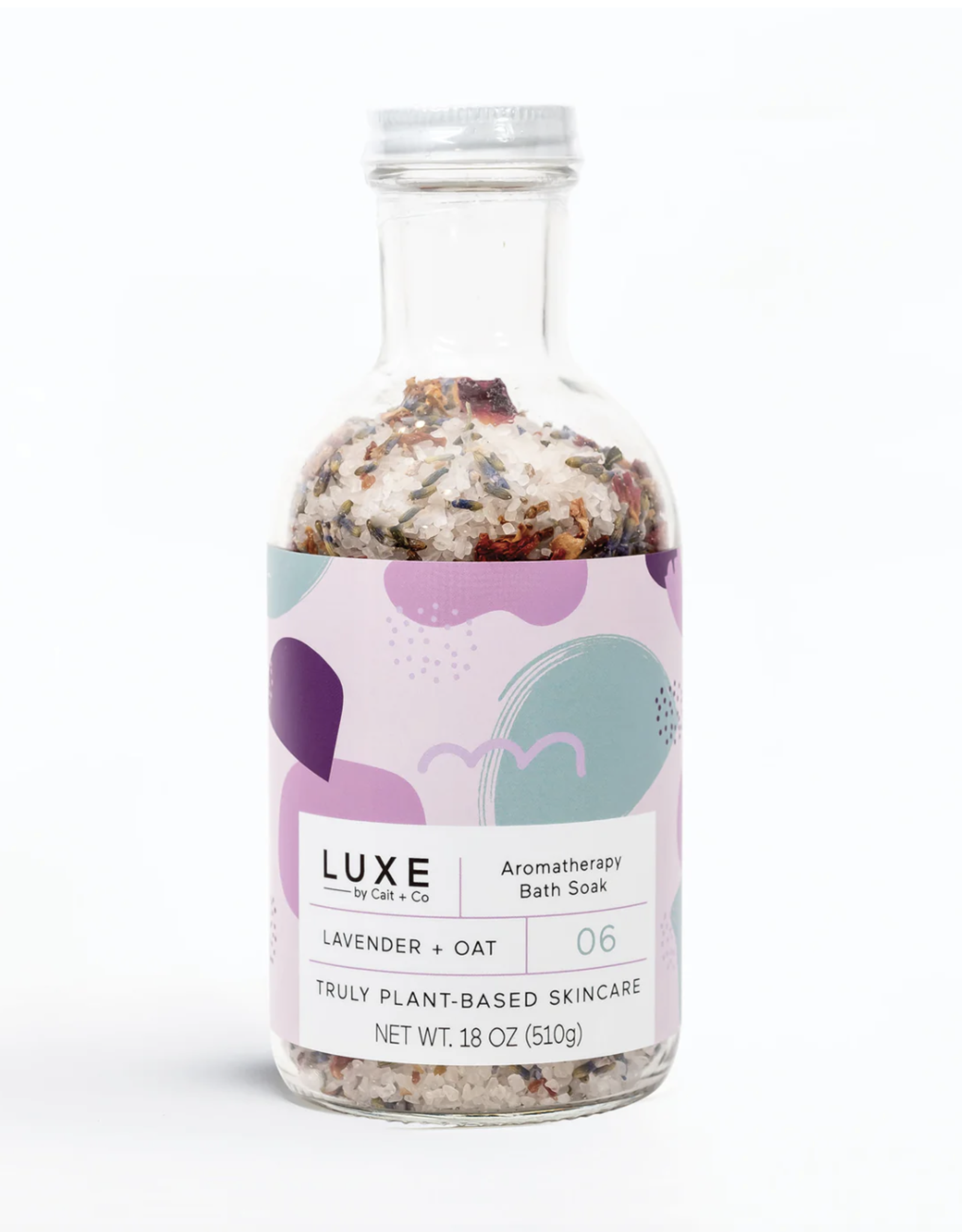 Cait & Co Lavender + Oat Aromatherapy Bath Salt Soak