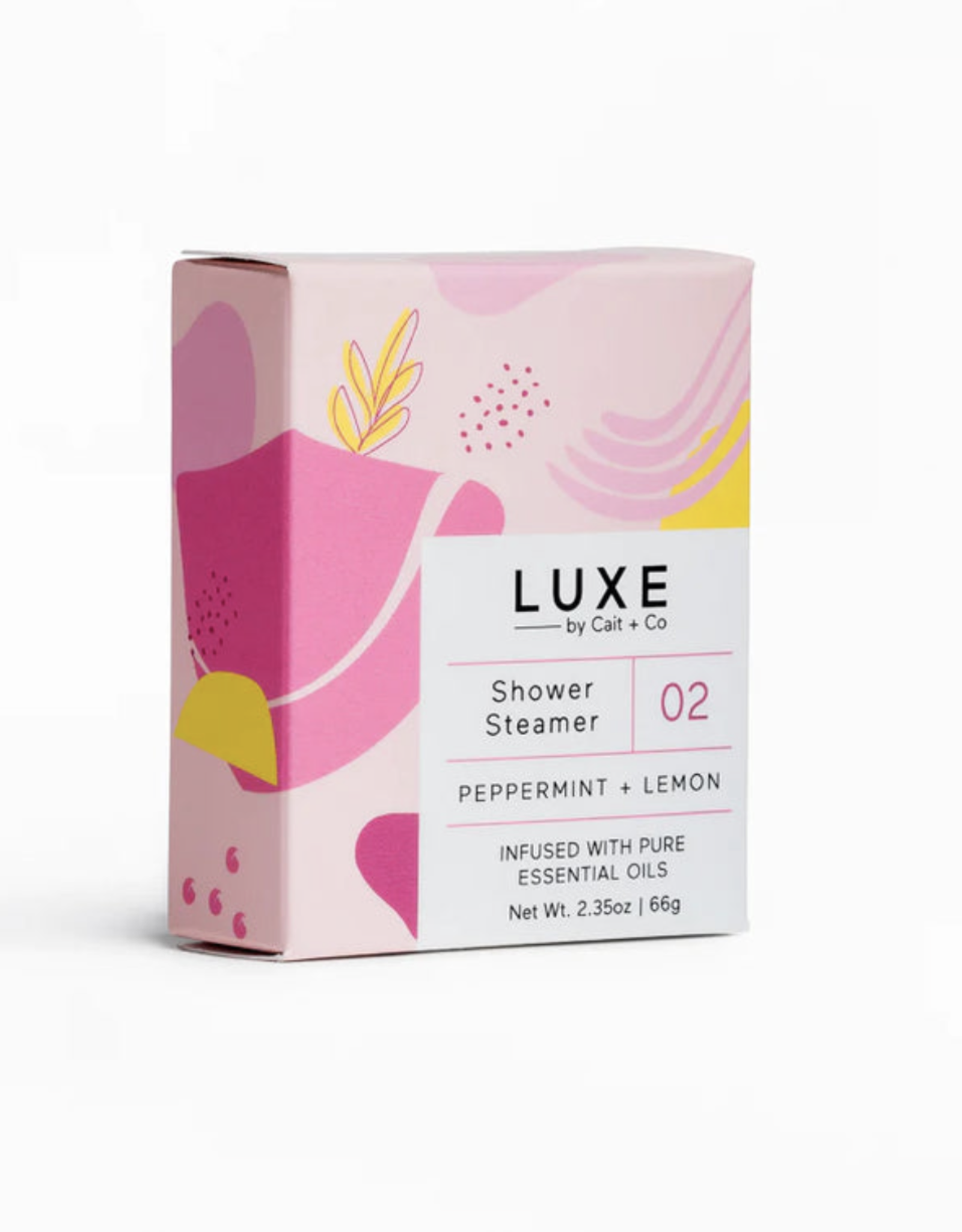 Cait & Co Peppermint + Lemon Aromatherapy Shower Steamer