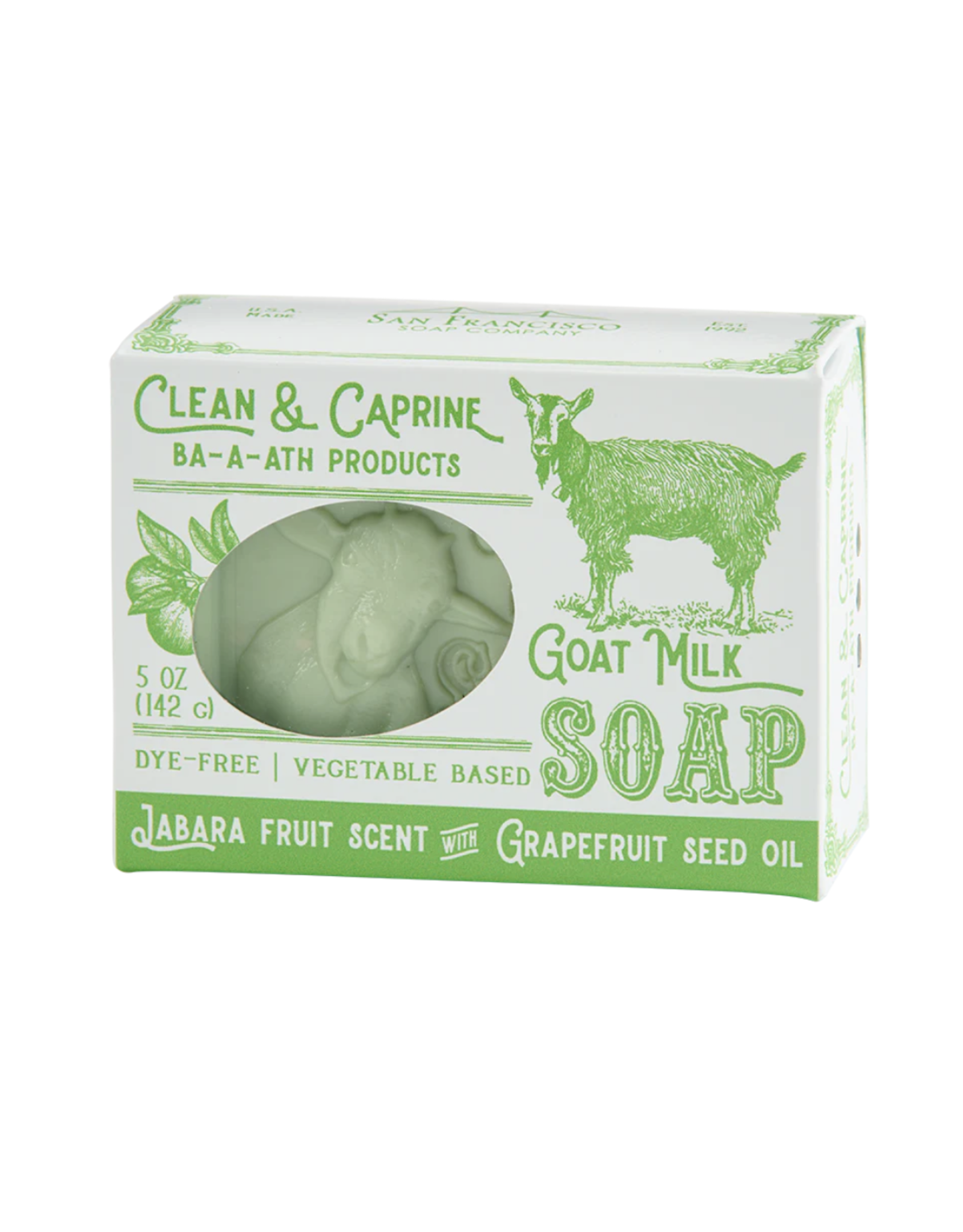 San Francisco Soap Company Goat Milk Pressed Bar Soap - Jabara