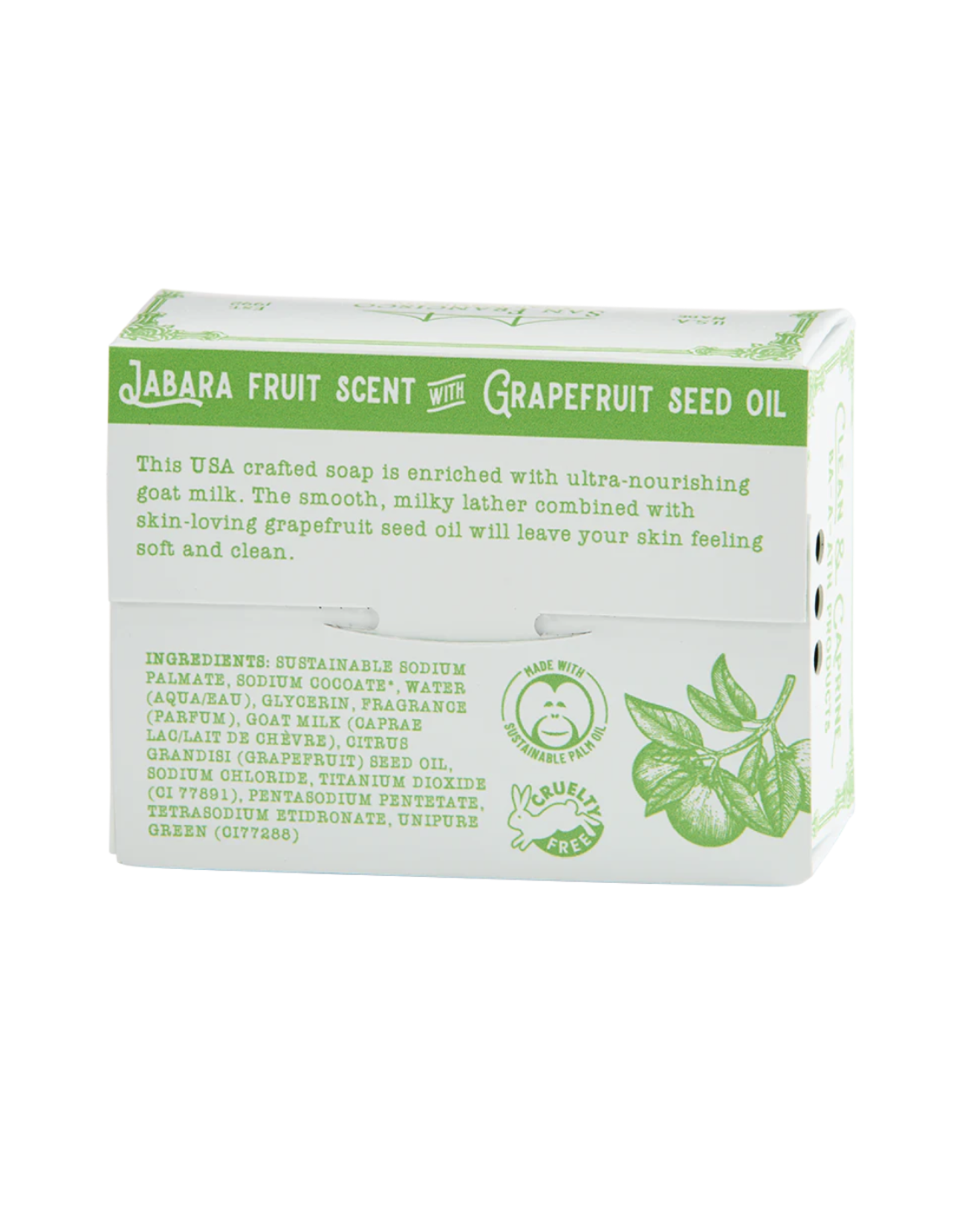 San Francisco Soap Company Goat Milk Pressed Bar Soap - Jabara