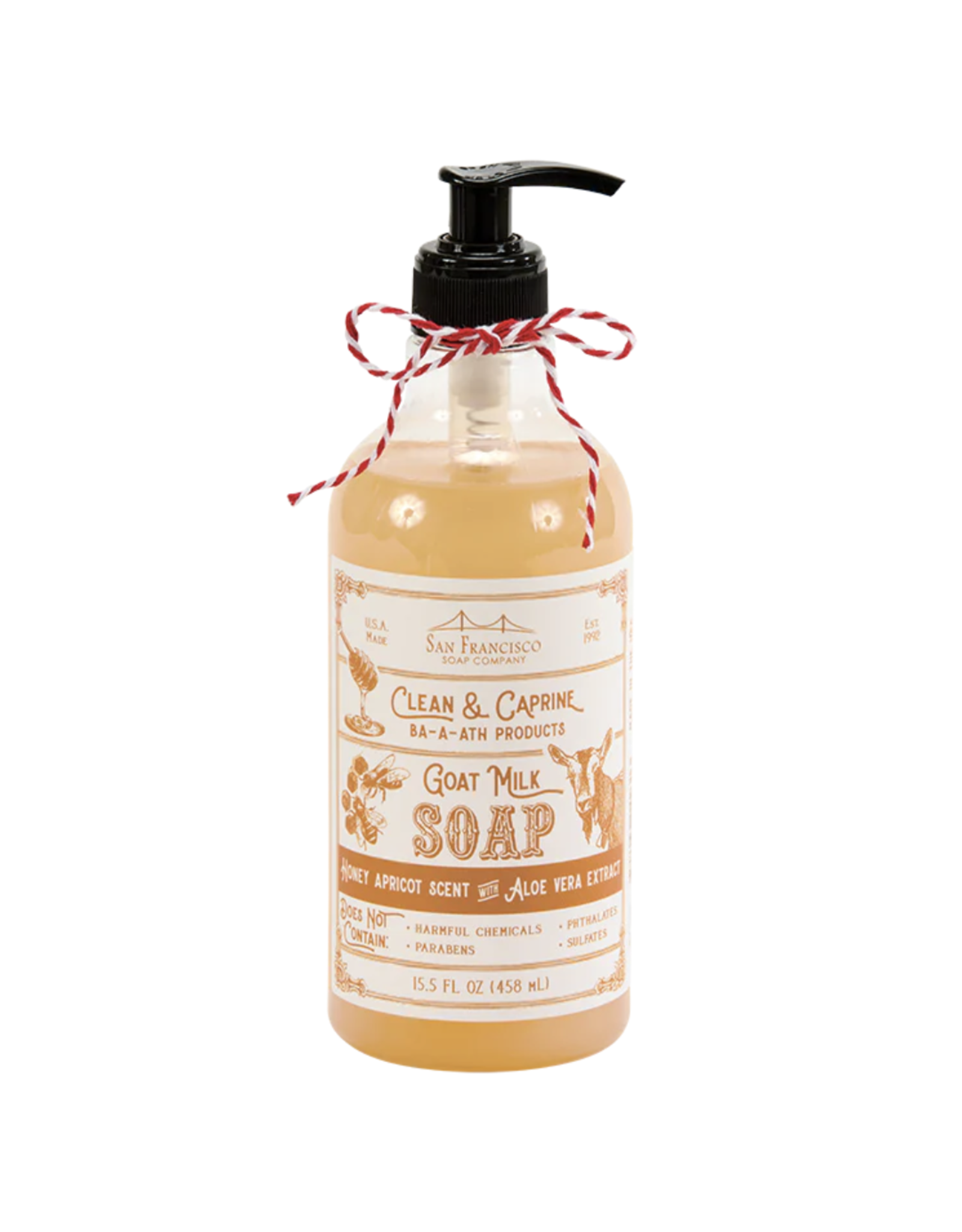 San Francisco Soap Company Goat Milk Hand Soap - Honey Apricot