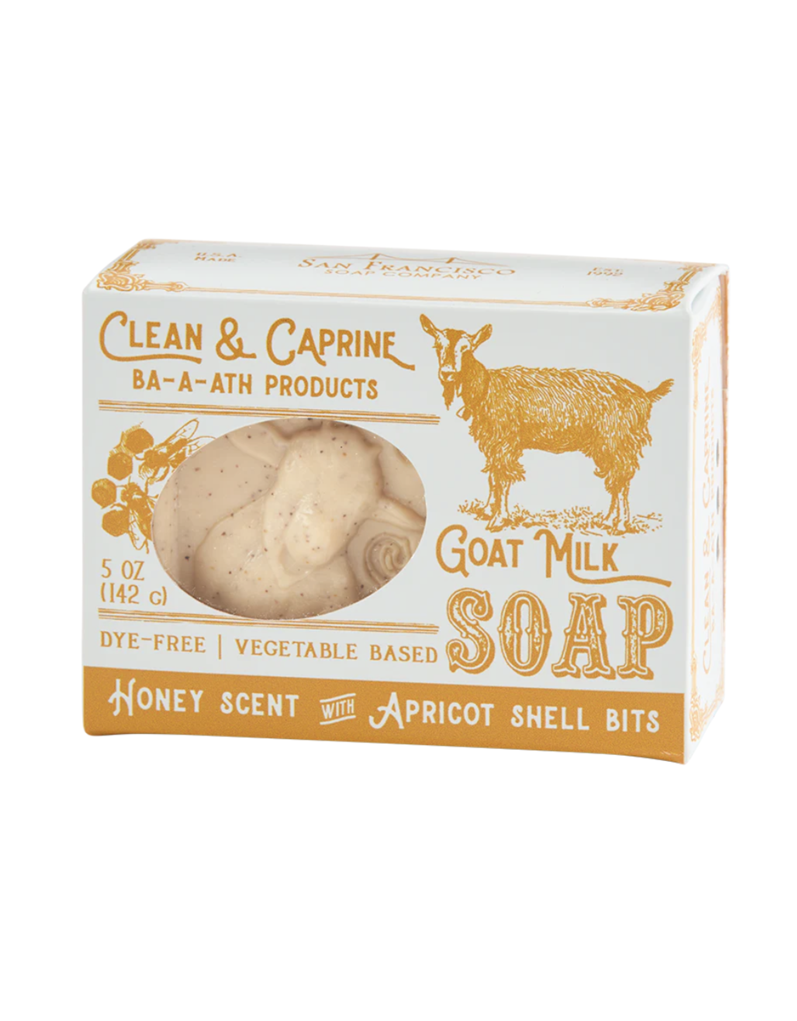San Francisco Soap Company Goat Milk Pressed Bar Soap - Honey