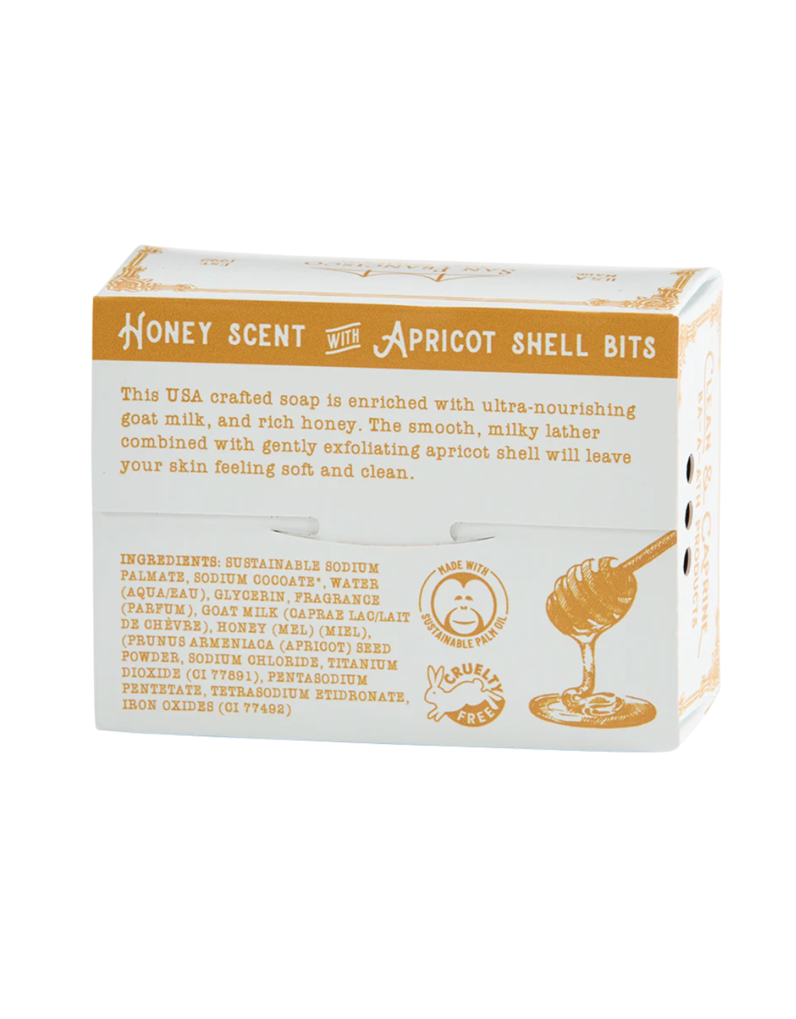 San Francisco Soap Company Goat Milk Pressed Bar Soap - Honey