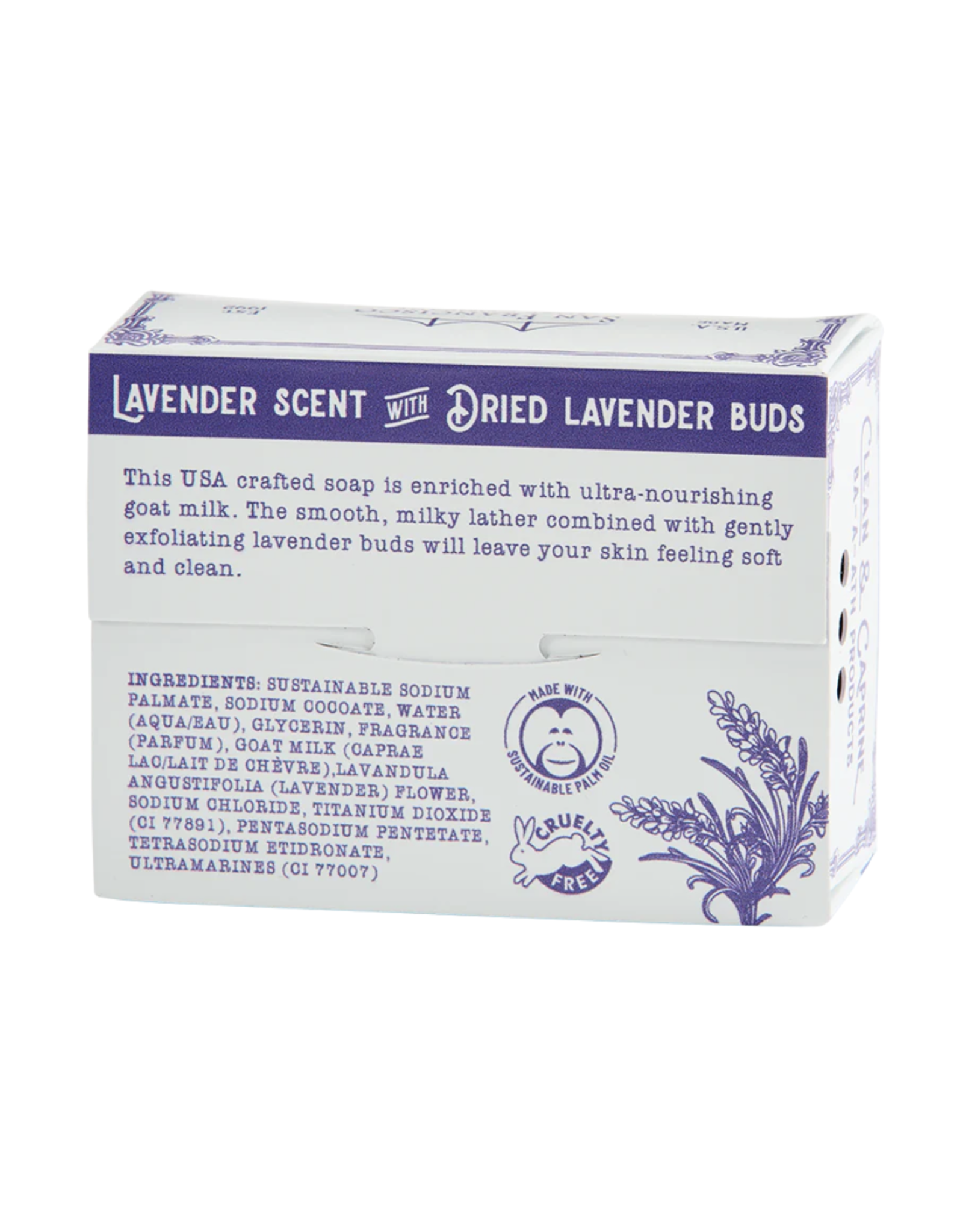 San Francisco Soap Company Goat Milk Pressed Bar Soap - Lavender