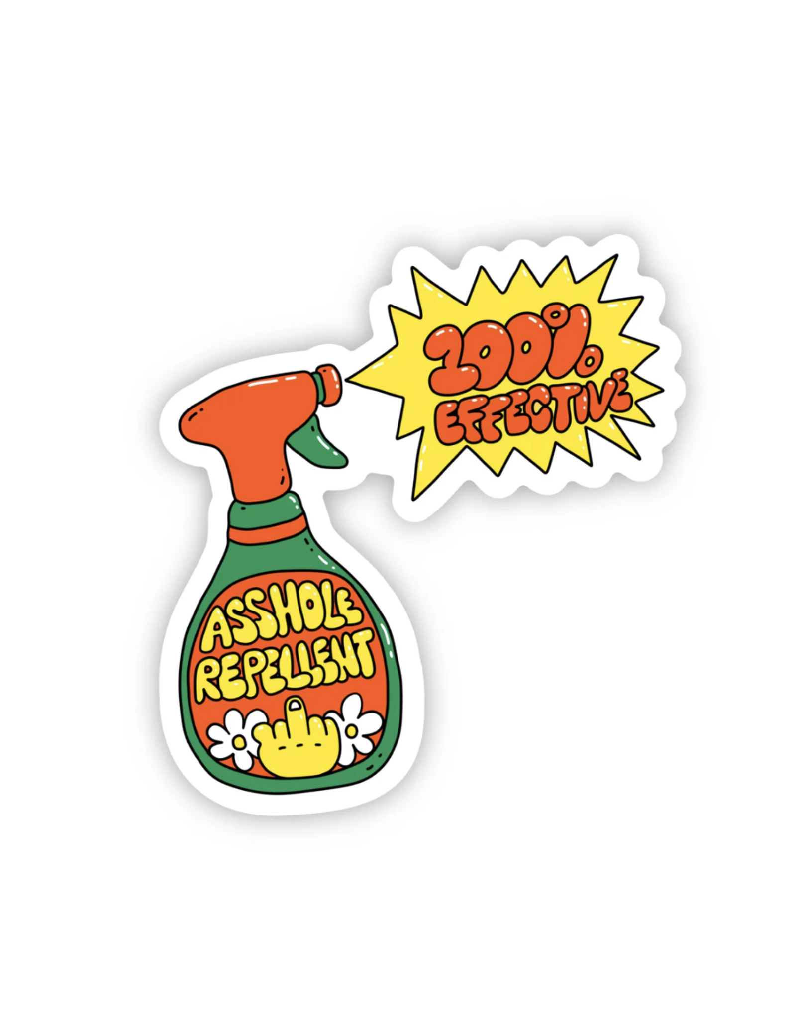 Big Moods Stickers Asshole Repellent: 100% Effective Sticker