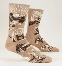 Blue Q F*** Work Men's Crew Sock