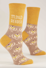 Blue Q Mind Reader Crew Socks