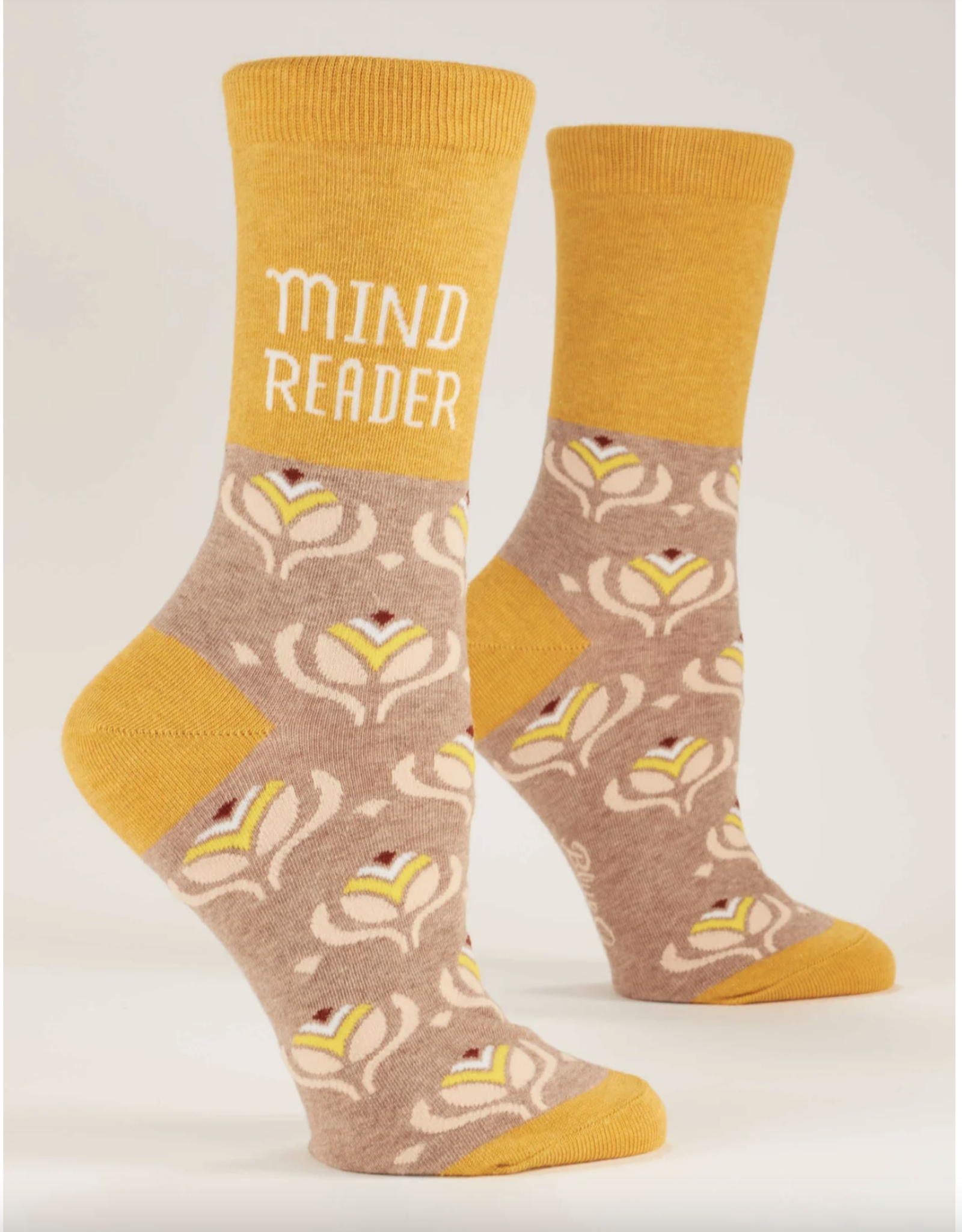 Blue Q Mind Reader Crew Socks