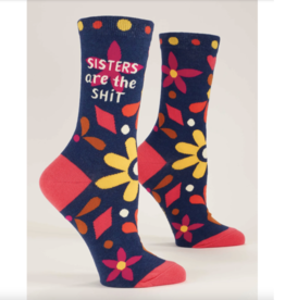 Blue Q Sisters Are The S*** Crew Socks