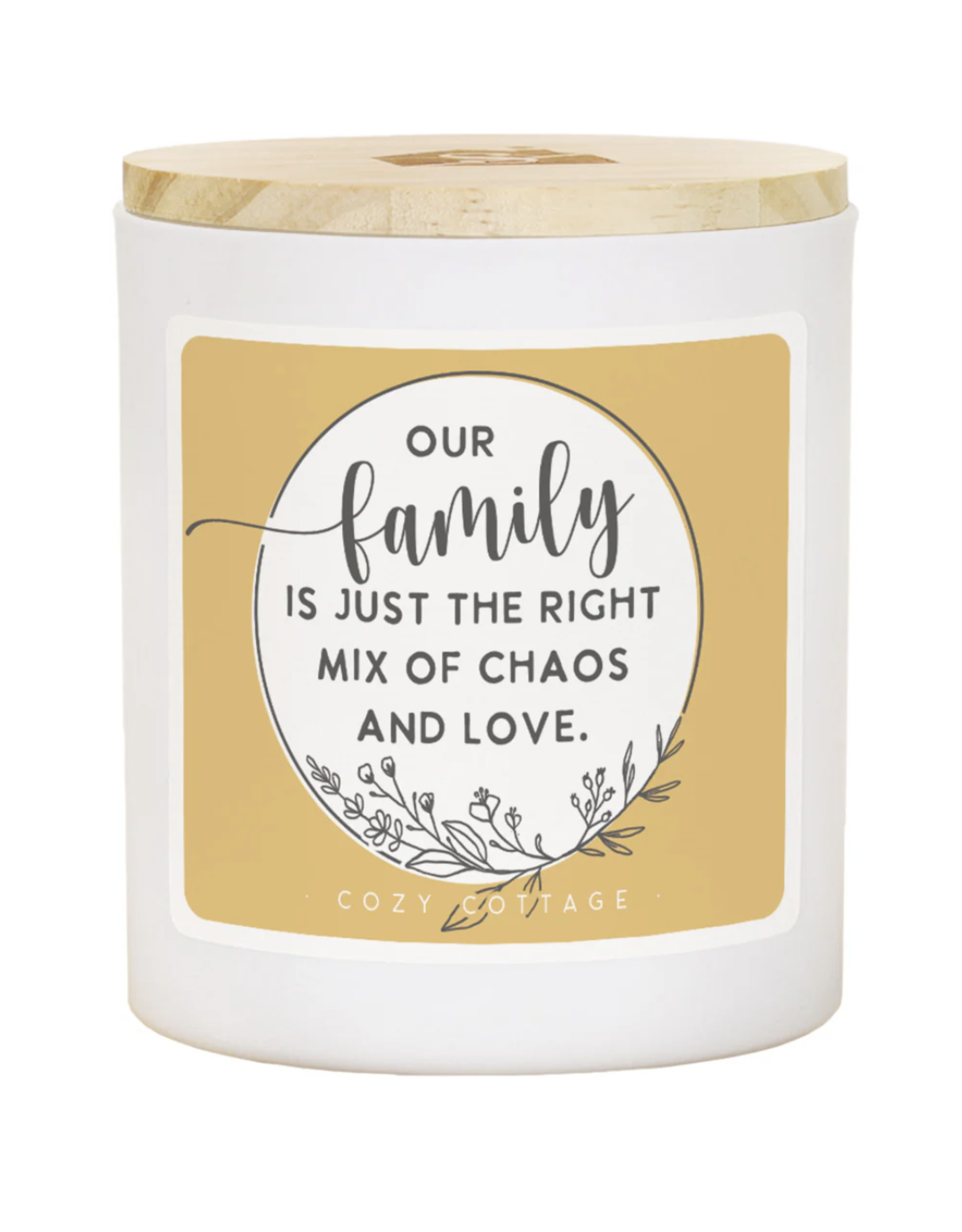 Sincere Surroundings Chaos And Love Candle  (Cozy Cottage)