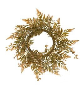 Meravic 12" Fall Fern Candle Ring