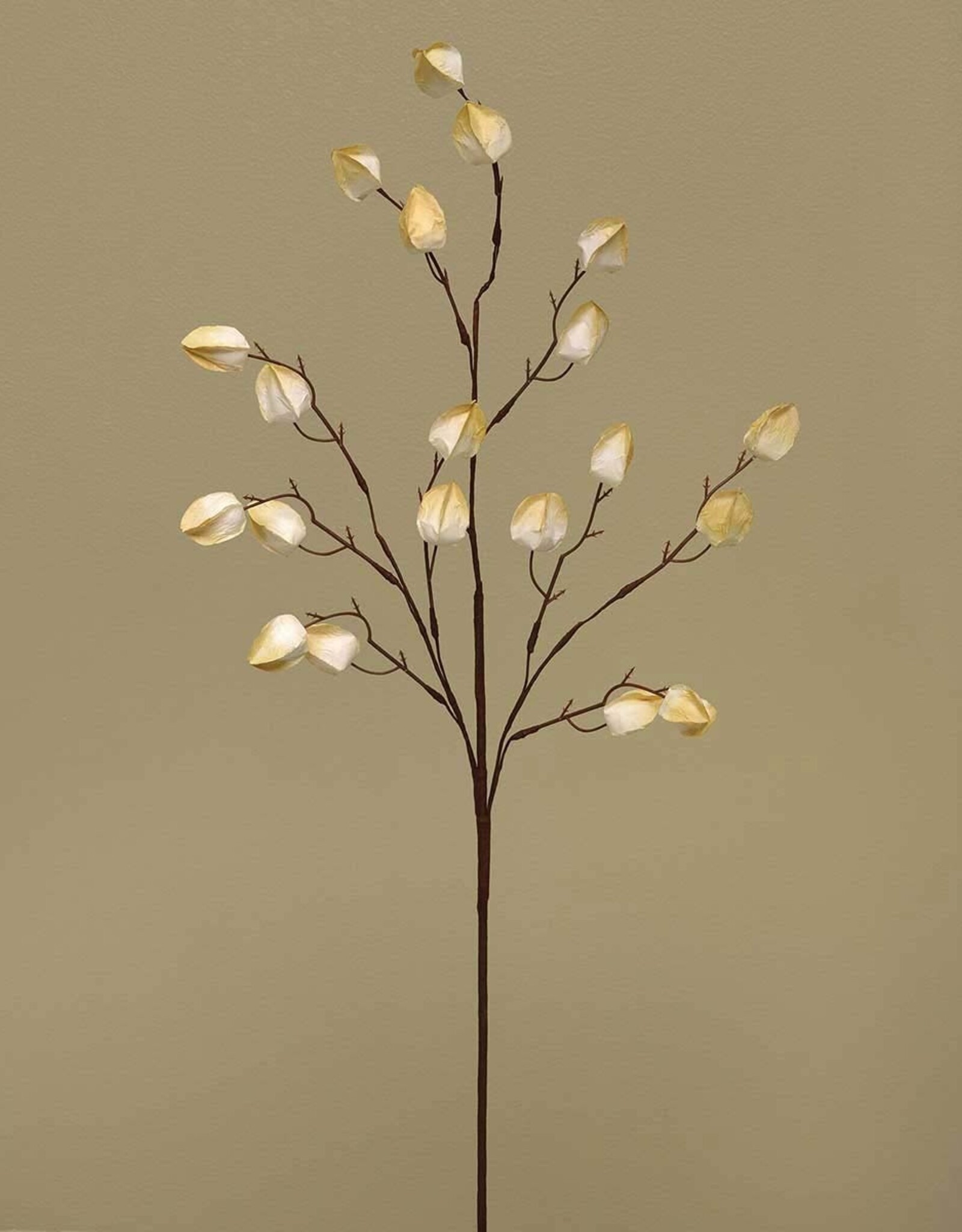 Meravic 35" Chinese Lantern Spray - Cream