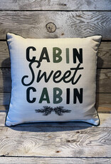 Little Birdie Cabin Sweet Cabin Pillow