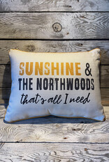 Little Birdie SALE Sunshine & The Northwoods Pillow