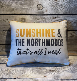 Little Birdie Sunshine & The Northwoods Pillow