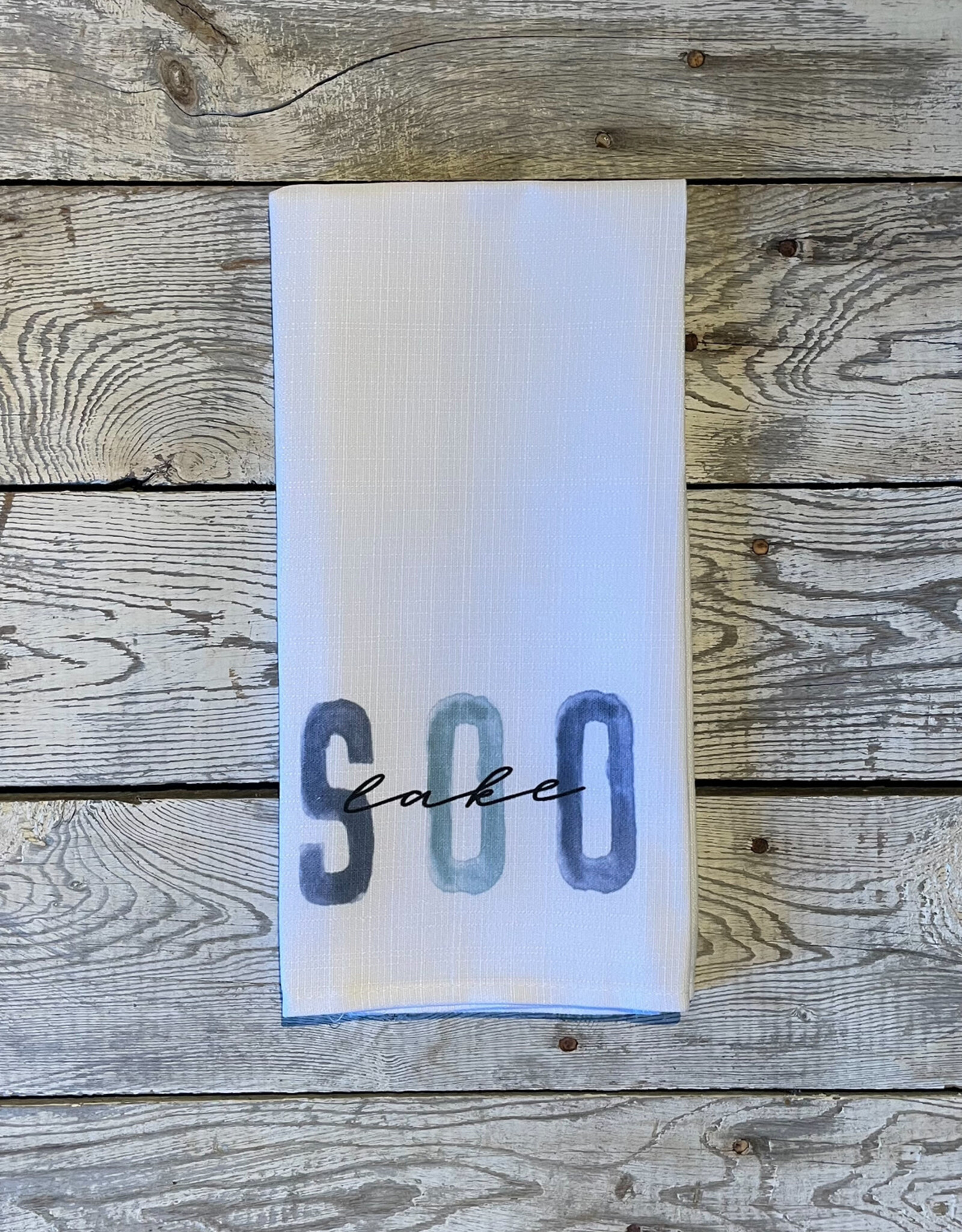 Little Birdie Blue Tones Dish Towel - Soo Lake