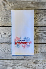 Little Birdie Summer in Fireworks Towel - Wisconsin