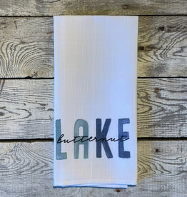 Little Birdie Blue Tones Dish Towel - Butternut Lake