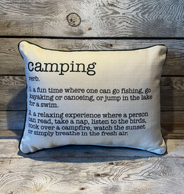Little Birdie SALE Camping Definition Pillow