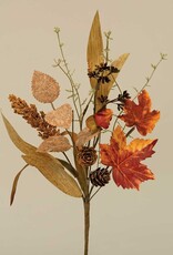 Meravic 15" Maple Leaf & Chinese Lantern Pik