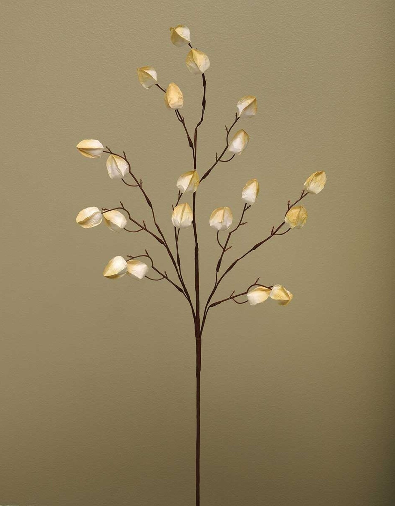 Meravic 35" Chinese Lantern Spray - Cream