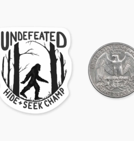 Nice Enough Undefeated MINI Sticker
